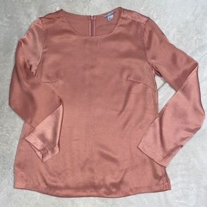 H&M Silk Blush Top
